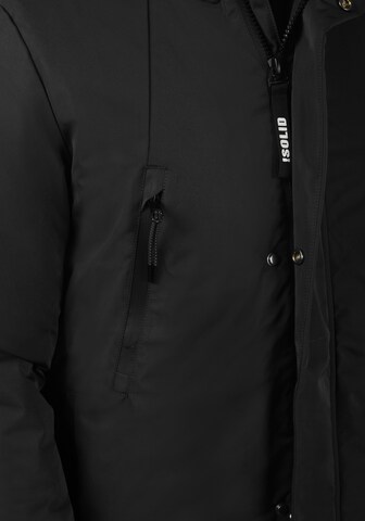 !Solid - Parca de invierno 'Rapho' en negro