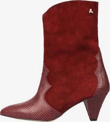 Scalpers Cowboy boot 'Mar' in Red: front