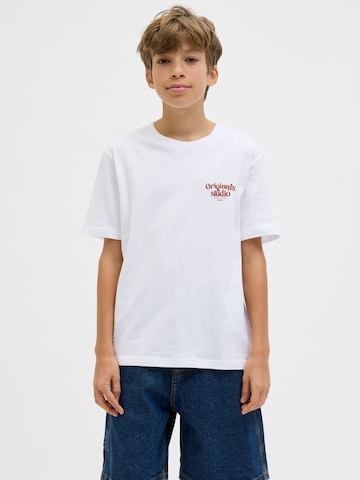 Jack & Jones Junior Shirt in White: front