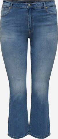ONLY Carmakoma Flared Jeans 'Charles' in Blauw: voorkant