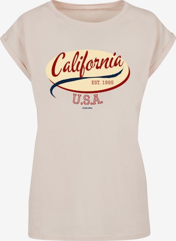 F4NT4STIC Shirt 'California' in Beige: predná strana