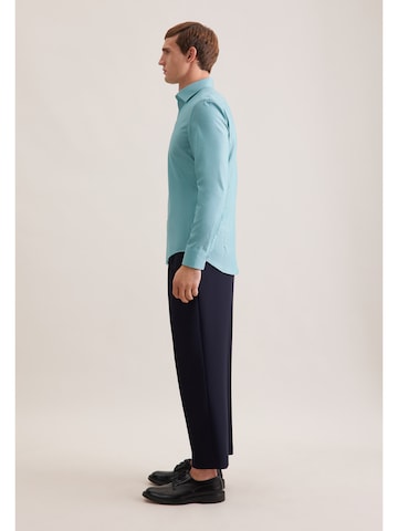 SEIDENSTICKER Slim Fit Hemd in Blau