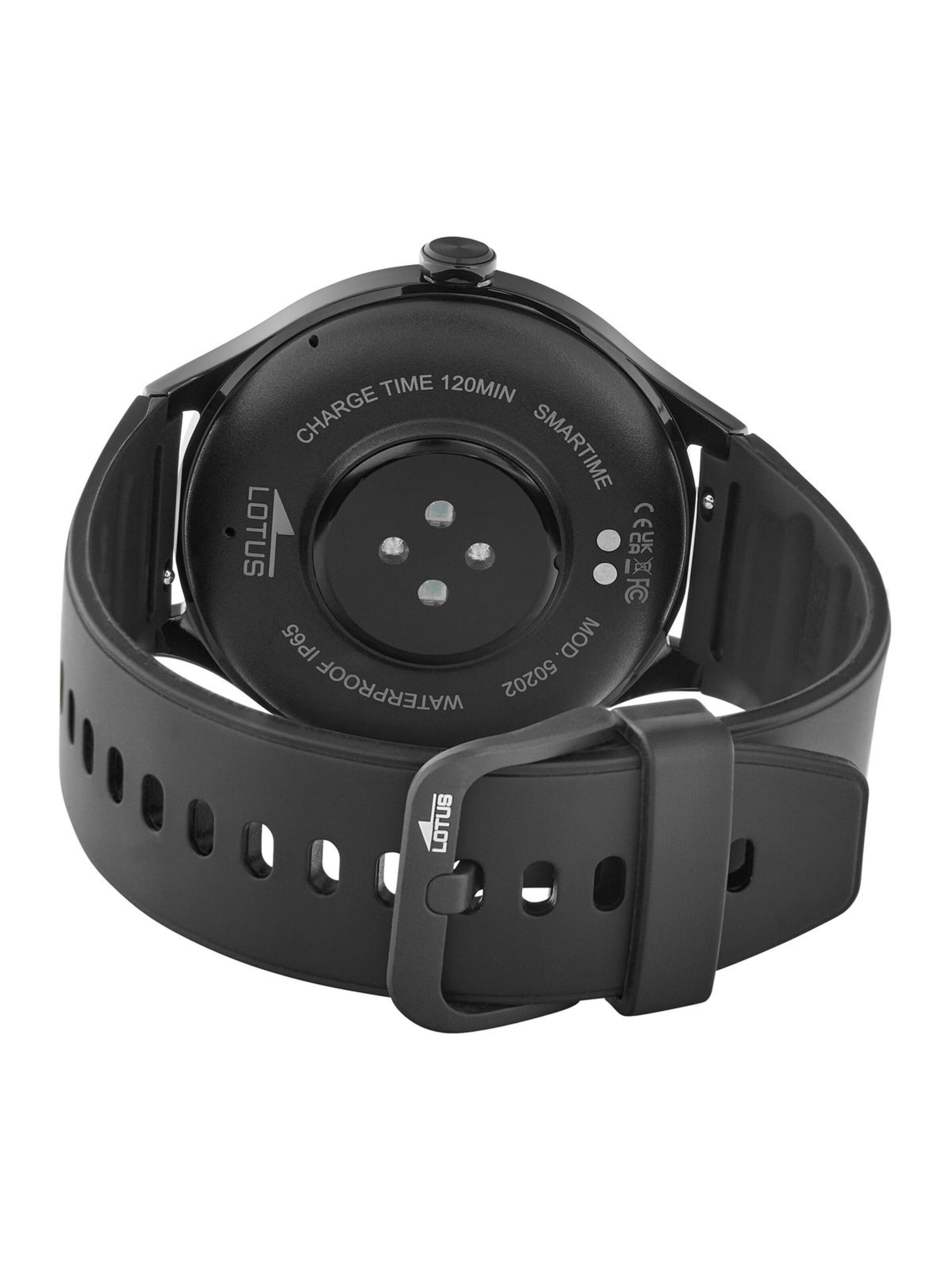 Montre digitale Lotus en noir