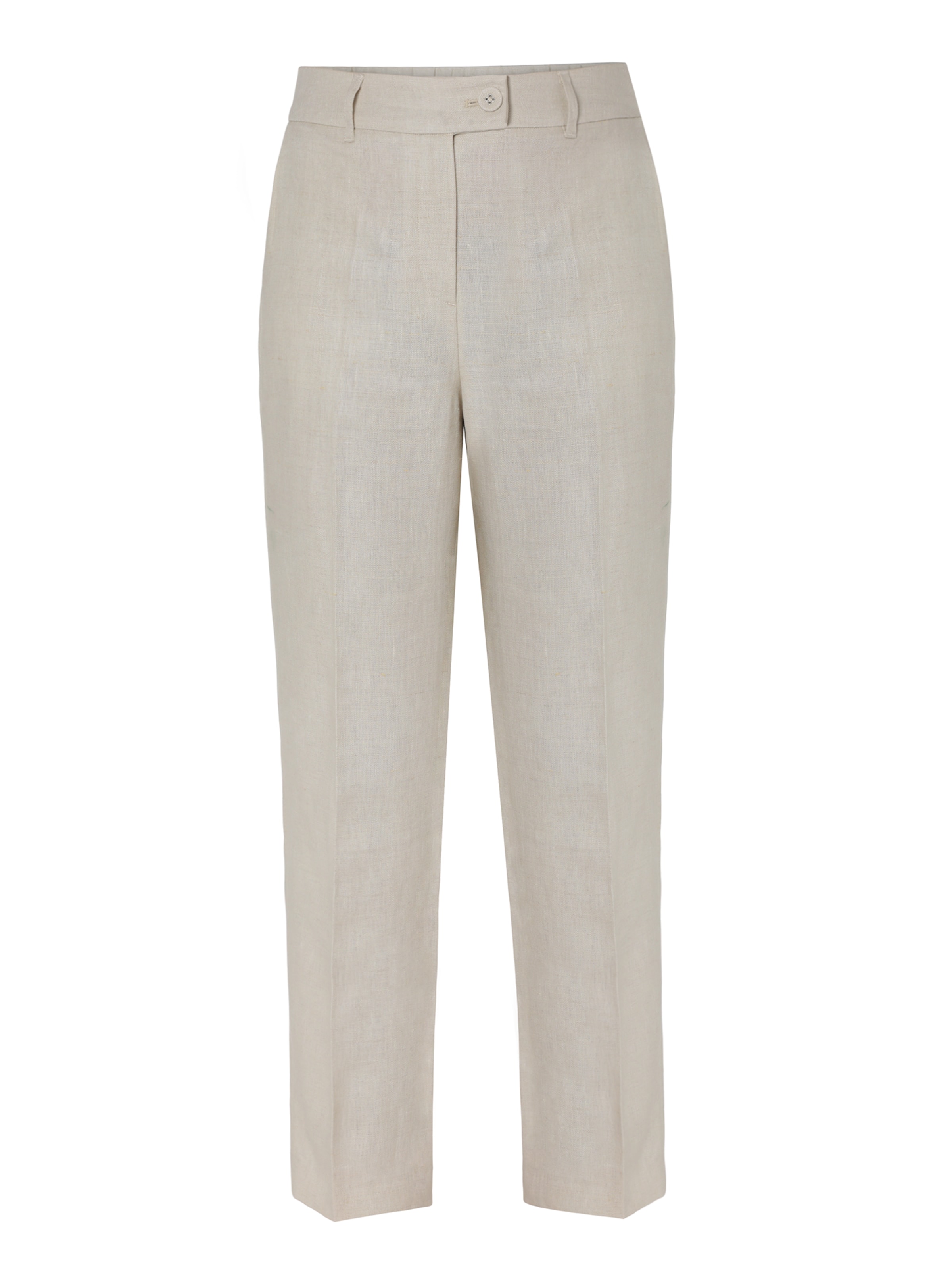 TATUUM Štandardný strih Nohavice s pukmi - Béžová: predná strana