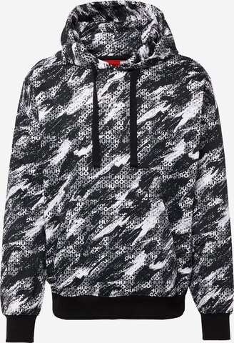 HUGO Sweatshirt 'Dednex' i svart: framsida