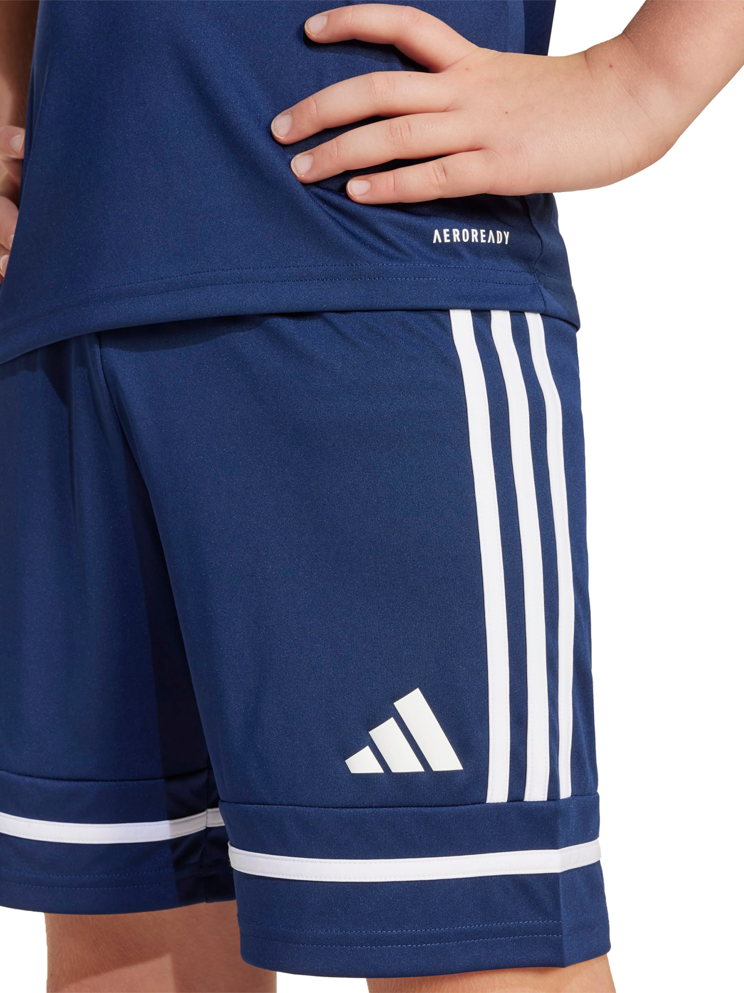 mėlyna ADIDAS PERFORMANCE Standartinis Sportinės kelnės 'Squadra 25'