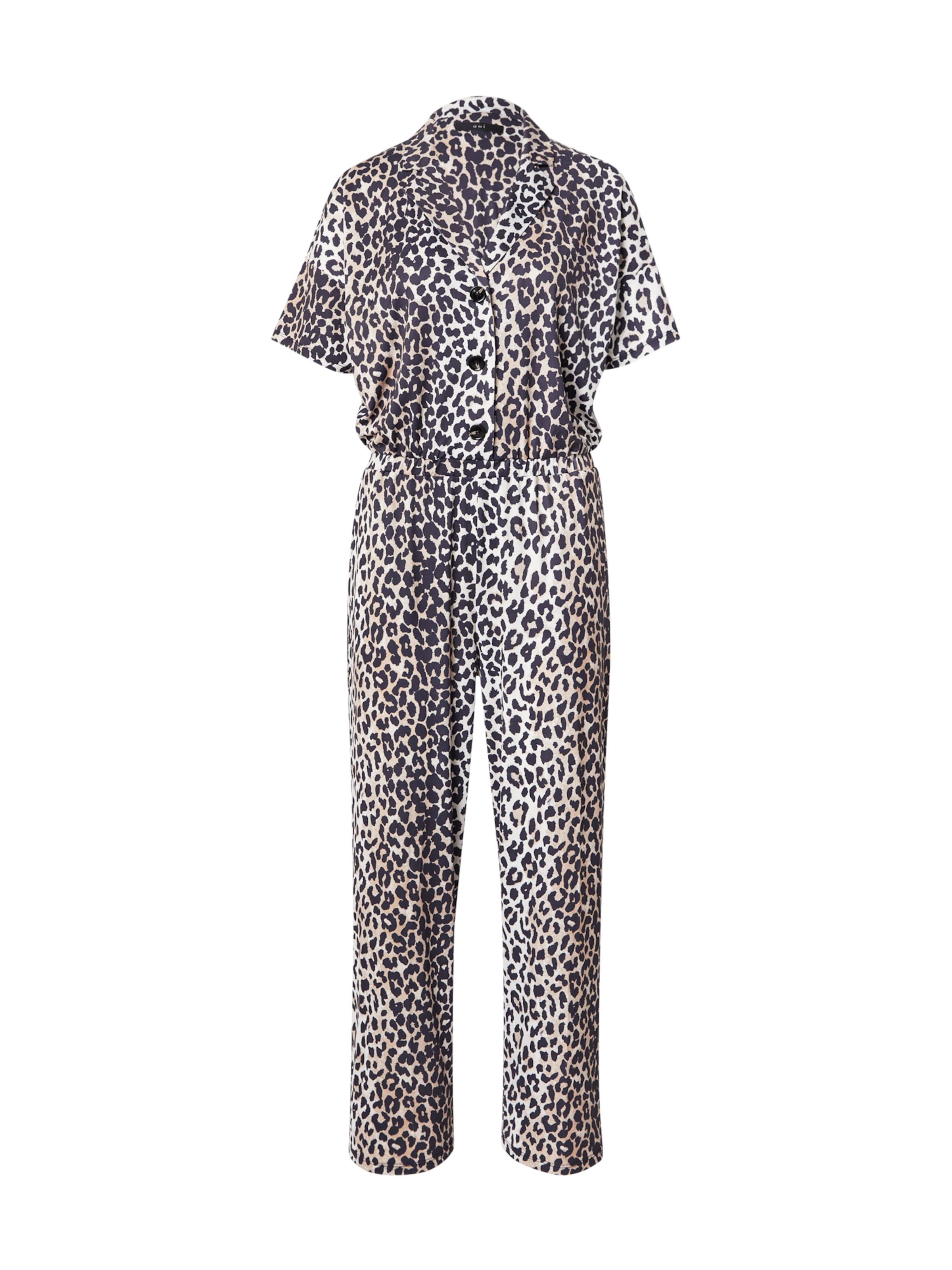 OUI Jumpsuit in Zwart: voorkant