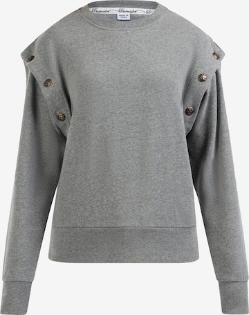 DreiMaster Vintage Sweatshirt 'Takelage' in Grey: front