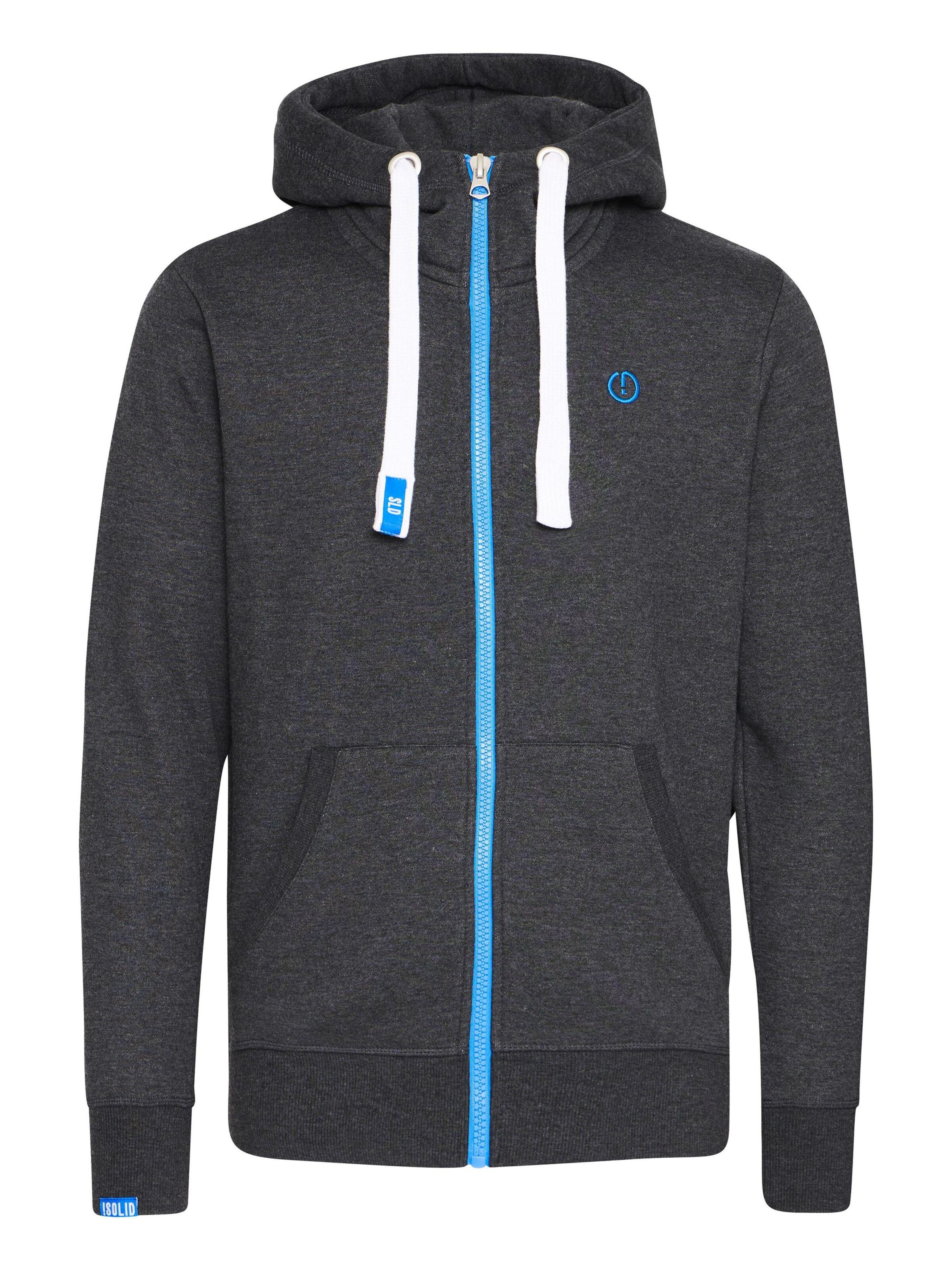 !Solid Sweat jacket 'Benn' in Grey: front