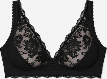 MILENKA - Sujetador 'Bralette' en negro: frente