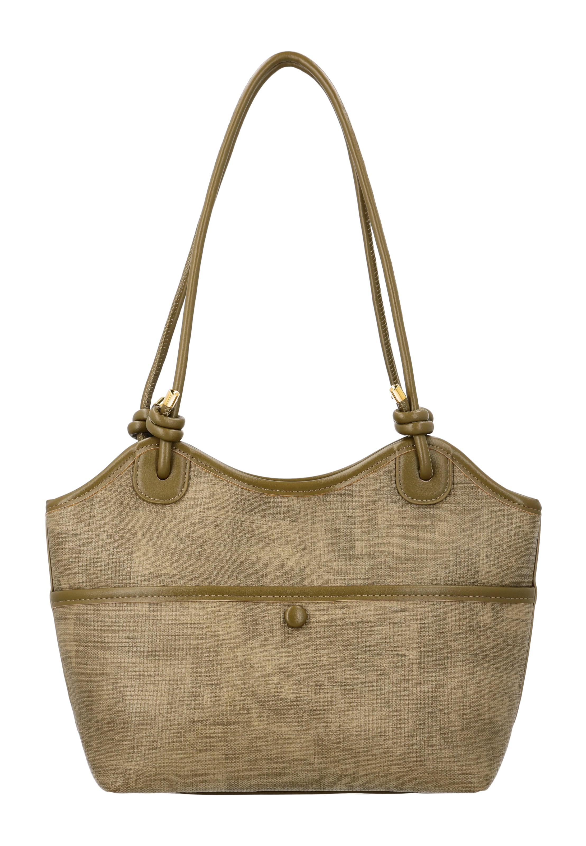 Usha Schultertasche in Grün: Vorderseite