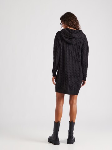 Tommy Jeans Úpletové šaty – černá