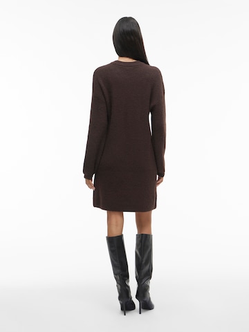 VILA Kleid 'VIRETTA' in Braun