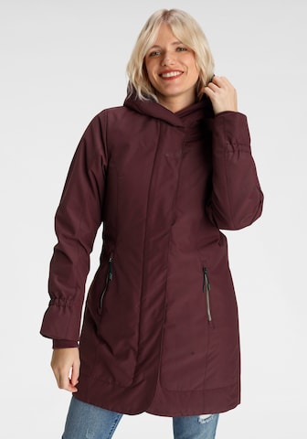 POLARINO Outdoor Jacket in Red: front