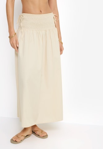 LSCN by LASCANA Skirt in White: front
