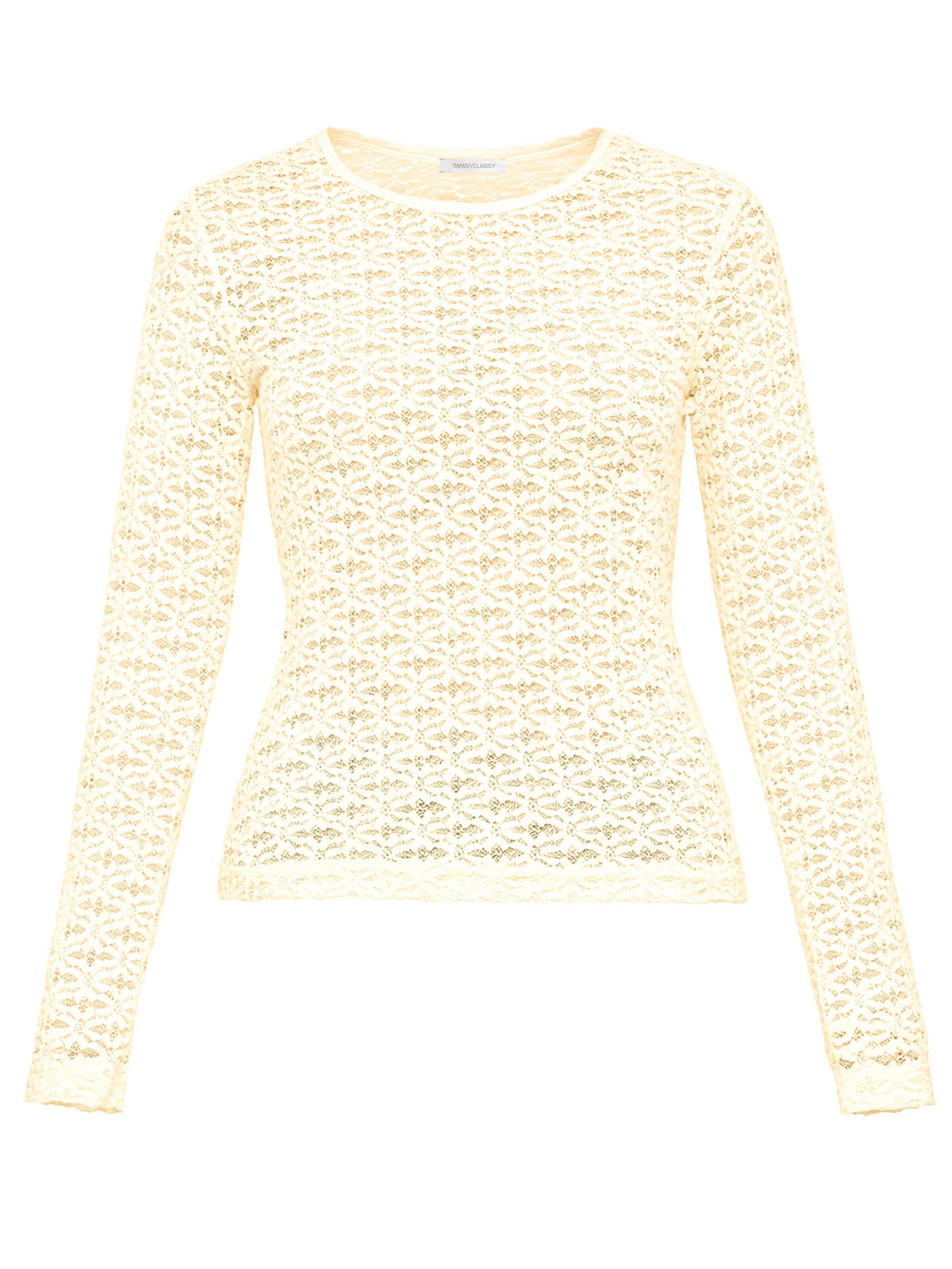 SASSYCLASSY Shirt in Yellow: front