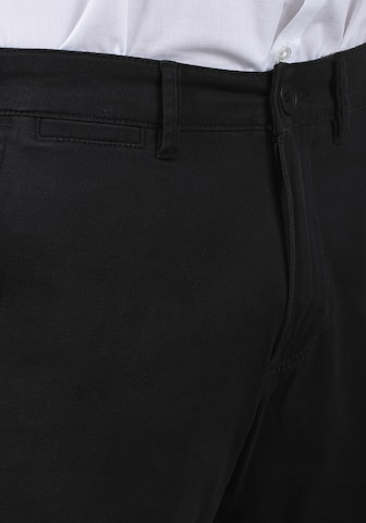 BLEND Regular Chino Pants 'Pierre' in Black