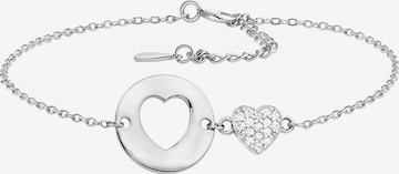 Sofia Milani Bracelet 'Heart' in Silver: front