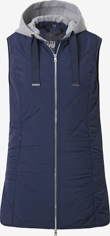 Ulla Popken Bodywarmer in Blauw: voorkant