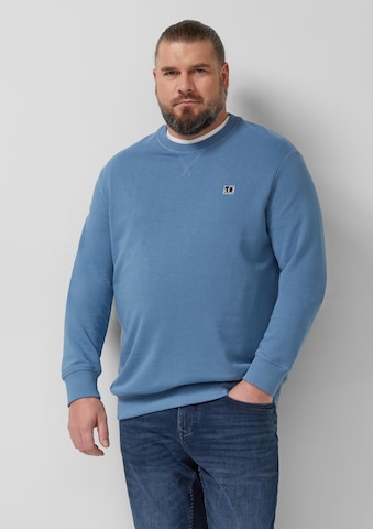 s.Oliver Sweatshirt in Blauw: voorkant