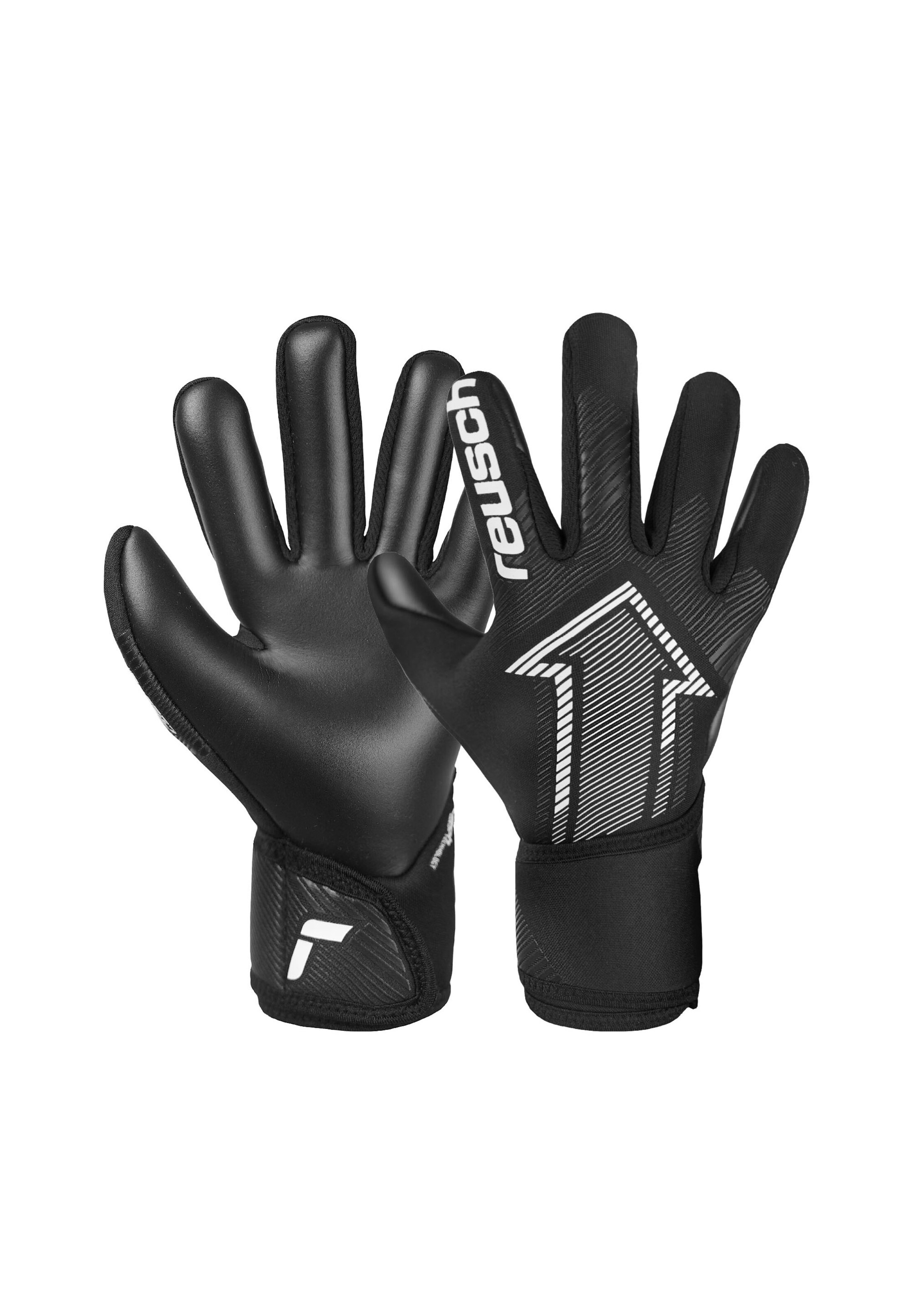 REUSCH Torwarthandschuhe 'Fastgrip Infinity Junior' in Schwarz: Vorderseite