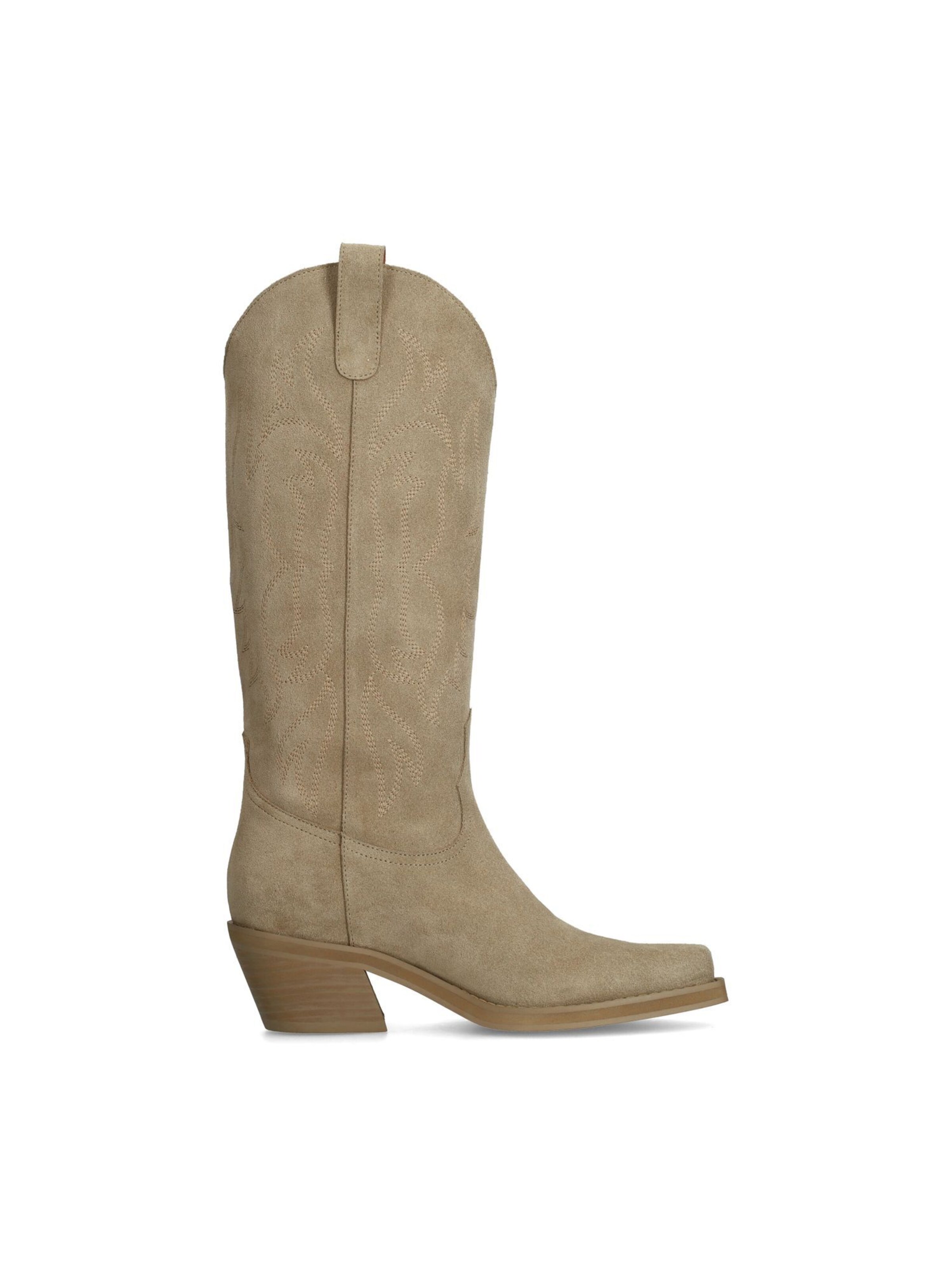Bottes de cowboy SACHA en beige