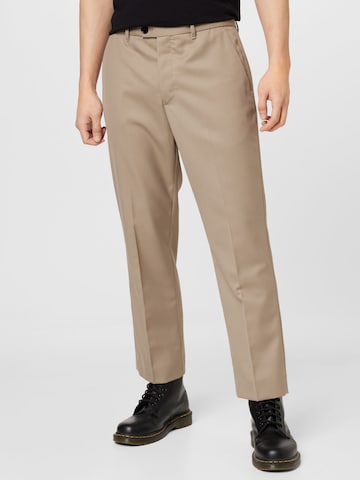 AllSaints Regularen Chino hlače 'TANAR' | siva barva: sprednja stran