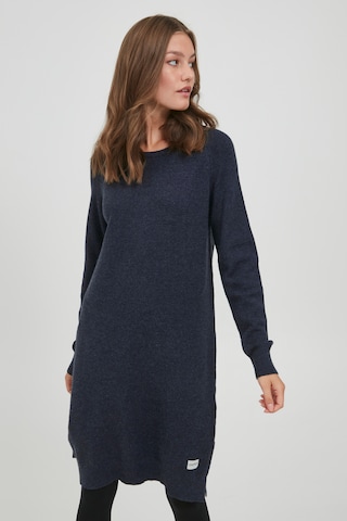 Oxmo Jurk 'MAREEN' in Blauw: voorkant