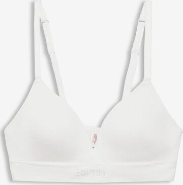 T-shirt Reggiseno di ESPRIT in bianco: frontale