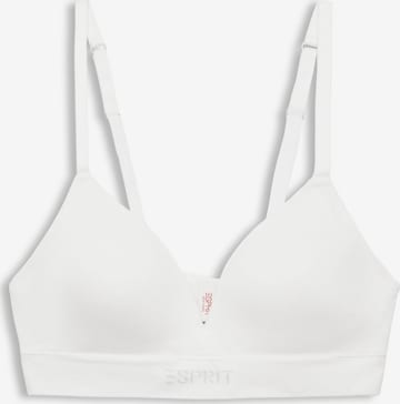 ESPRIT T-shirt Bra in White: front