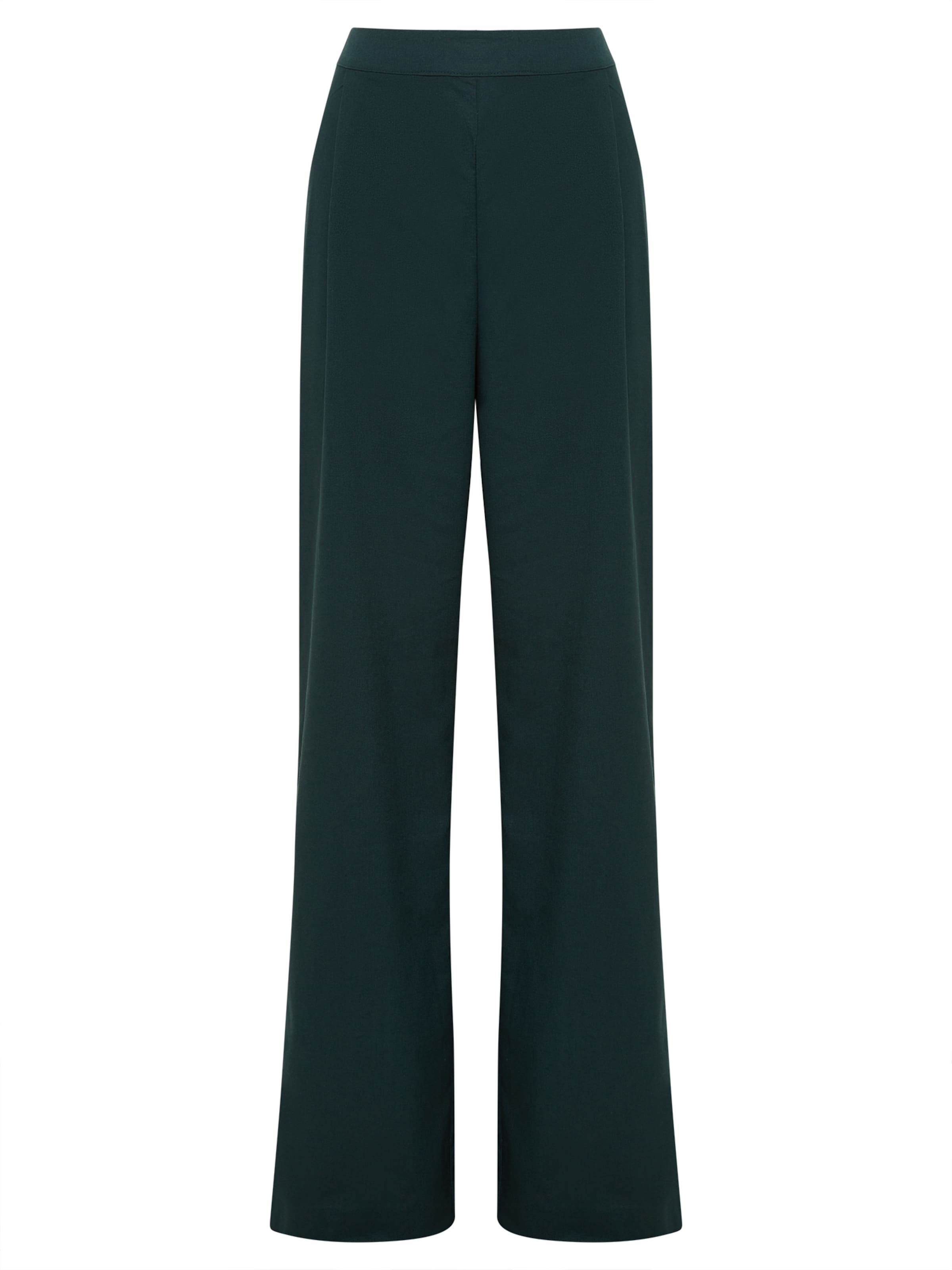 Tussah Veckad byxa 'DREW' i grön: framsida