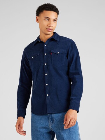 LEVI'S ® Regular fit Button Up Shirt 'Barstow Western' in Blue: front