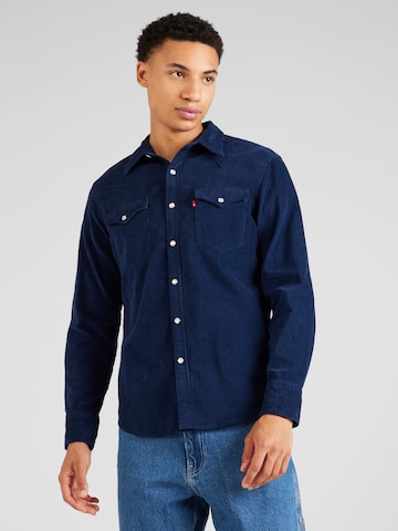 LEVI'S ® Regular Fit Shirt 'Barstow Western' in Blau: predná strana