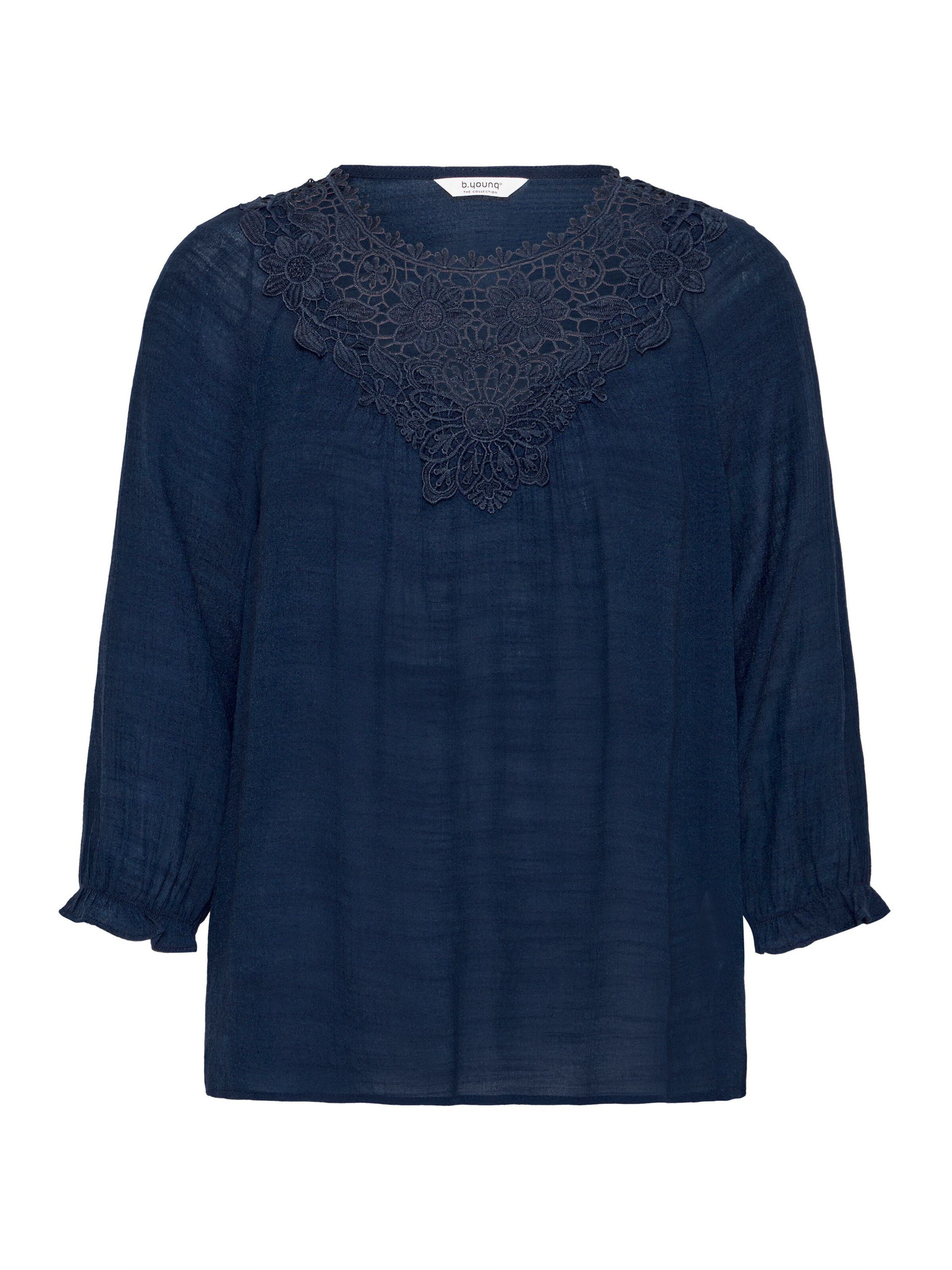 b.young Bluse 'BYIkelly' in Blau: Vorderseite