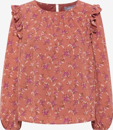 Usha Blouse in Roze: voorkant