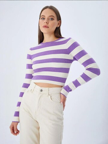 Pull-over 'Pullover' MixRay en violet : devant