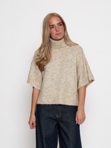 Gilet 'Margrethe' minus en beige : devant