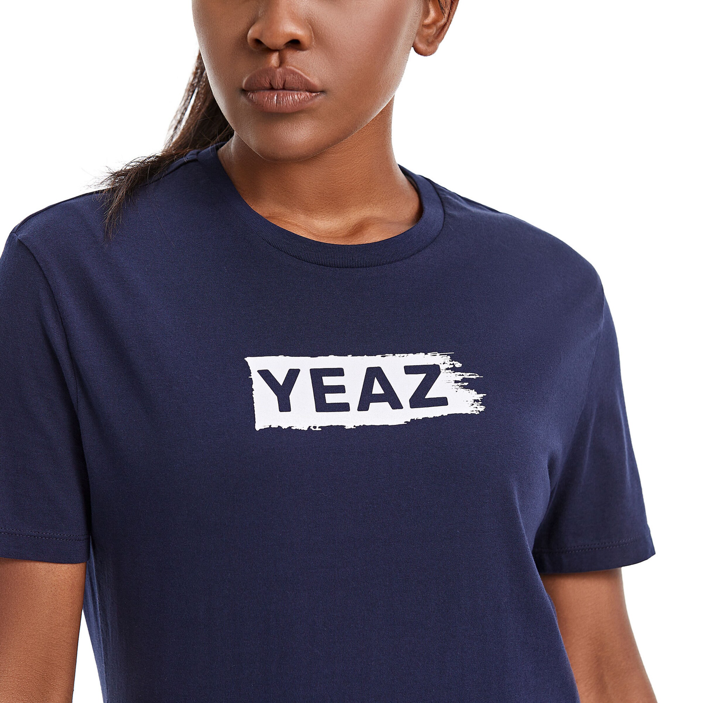 YEAZ T-shirt 'Chay' i blå