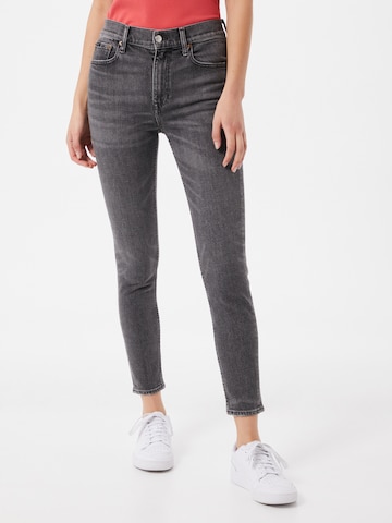 Polo Ralph Lauren Skinny Jeans in Grey: front