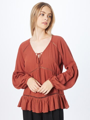 ABOUT YOU Blouse 'Lexa' in Red: front