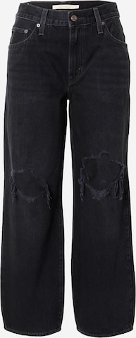 LEVI'S Loosefit Jeans 'Baggy Dad' in Zwart: voorkant