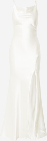 True Decadence Evening Dress in Beige: front