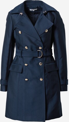 Morgan Ανοιξιάτικο και φθινοπωρινό παλτό σε μπλε: μπροστά