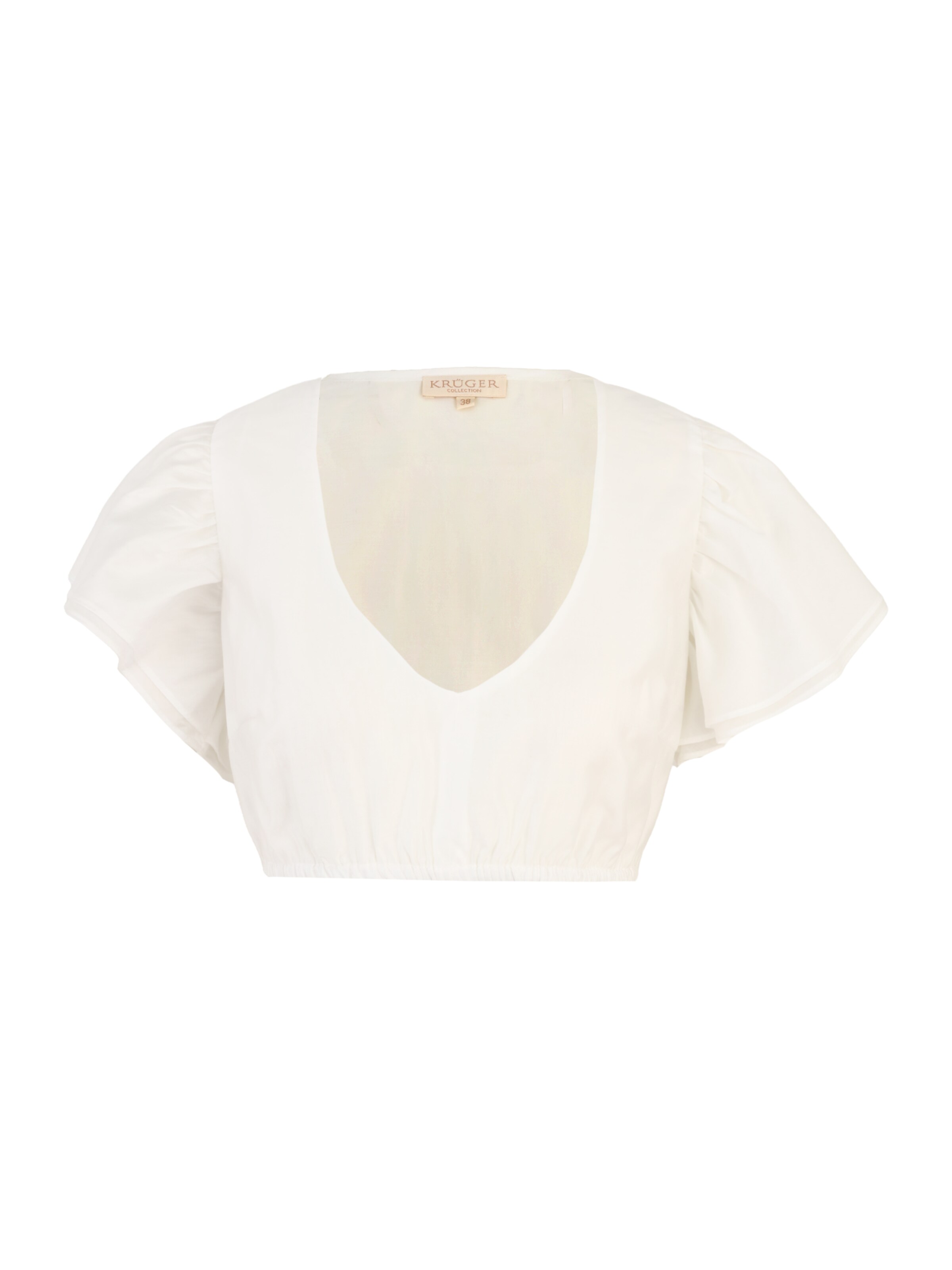 Krüger Madl - Blusa tradicional en beige: frente