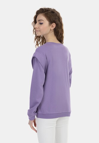 MYMO Sweatshirt i lilla