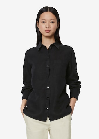 Marc O'Polo Blouse in Zwart: voorkant