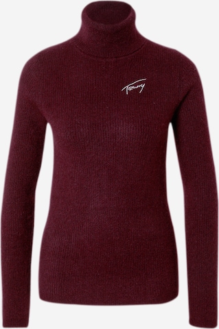 Tommy Jeans Sweater in Red: front