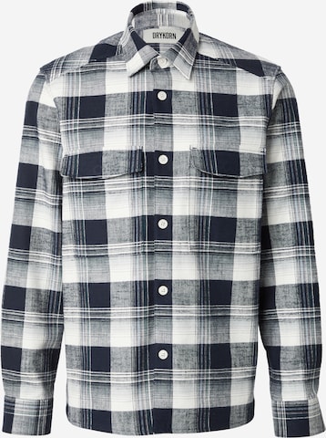 DRYKORNRegular Fit Košulja 'Gunray' - plava boja: prednji dio