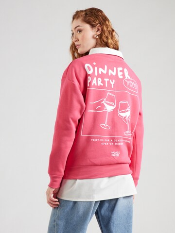 Sublevel Sweatshirt in Rood: voorkant