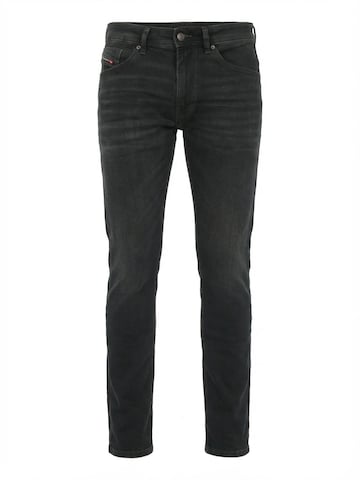 Coupe slim Jean 'THOMMER-R' DIESEL en noir : devant